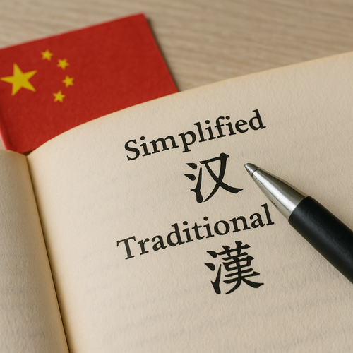 Diferenças entre hieróglifos chineses simplificados e tradicionais