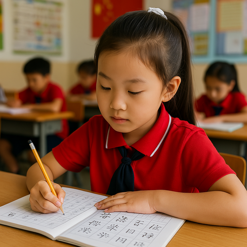 Como os chineses ensinam a língua materna
