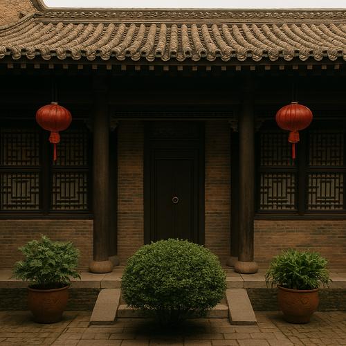 Casas tradicionais chinesas e seus símbolos
