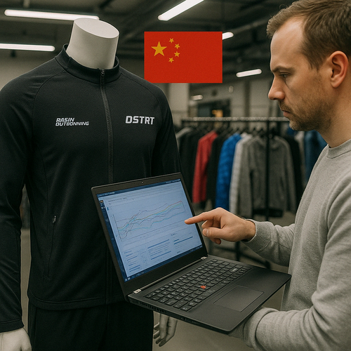 Tecnologia em roupas esportivas chinesas