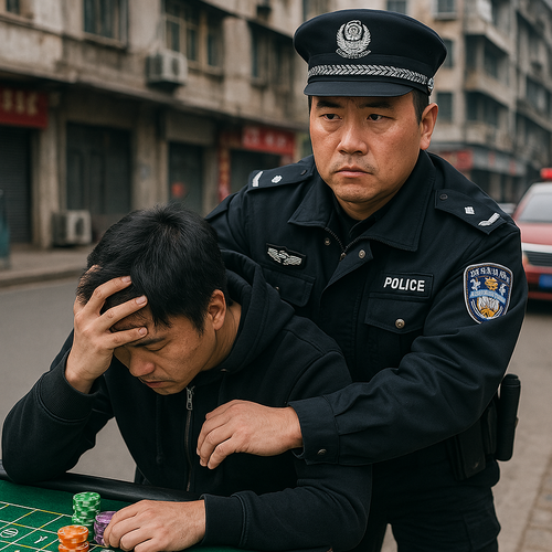 Chinese police and the fight against illegal gambling